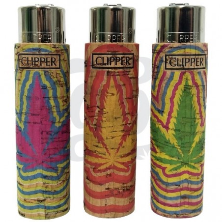 Clipper Lighter with Case - Leaves 3