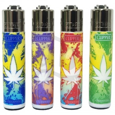 Mechero Clipper Mini - Color leaves