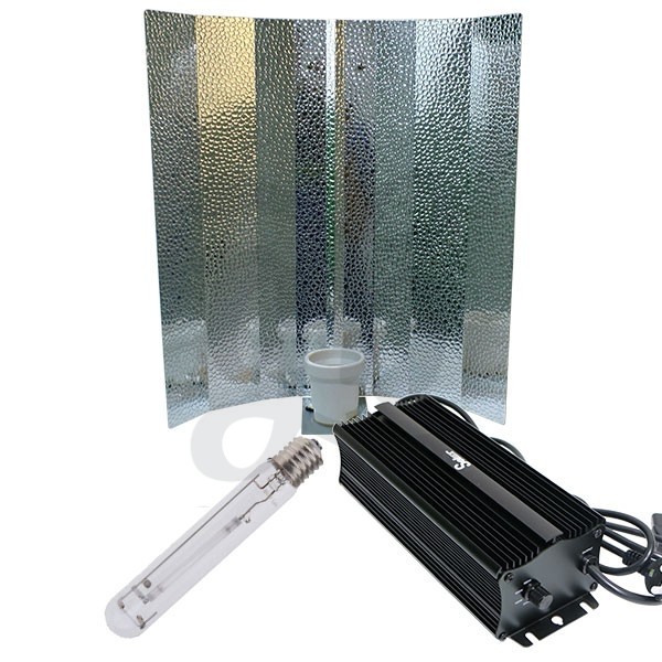 Stucco reflector with socket