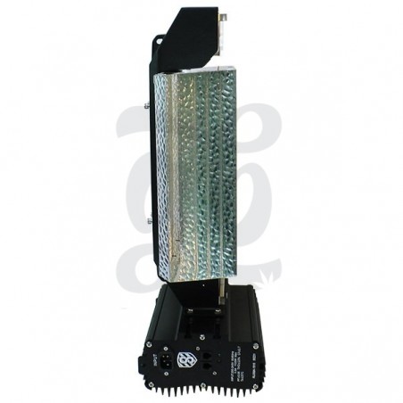 Spectra DE 1000w Solux HPS/LEC Lighting System - Side view with inlets