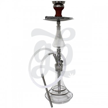 Shisha 60 cm The Silver Enchanter de DUD - Base de cristal