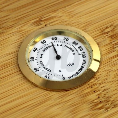 Airtight Dank Glass Jar with Hygrometer to measure humidity