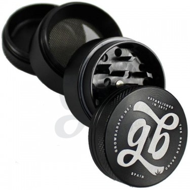Grinder aluminio growbarato 4 partes - Negro