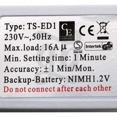 Digital Timer specifications
