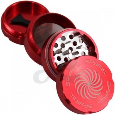 Grinder Spyral de 4 partes de 62 mm - Grow Barato