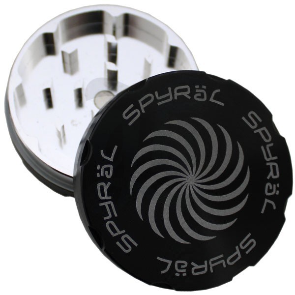 Grinder Spyral 2 parties 62mm Noir