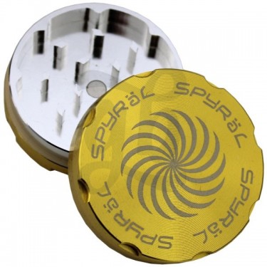Grinder Spyral de 55mm 2 partes de aluminio - Grow Barato