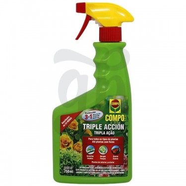 Insecticida Triple Action Pistola 750ml Compo - Grow Barato