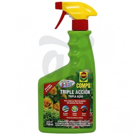 Insecticida Triple Action Pistola 750ml Compo - Grow Barato Insecticida Triple Action Pistola 750ml Compo - Grow Barato