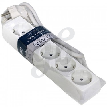 Regleta de 5 enchufes 3500w con cable 1,5m - Grow Barato