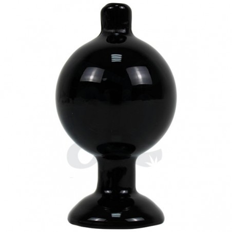 Karb Cap Glass Ball Black