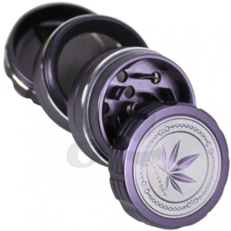 Grinder motif feuille de cannabis