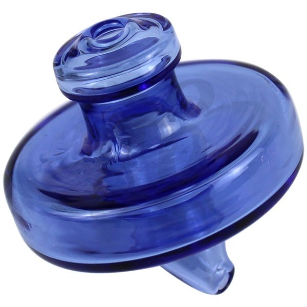 Glass Karb Cap Blue
