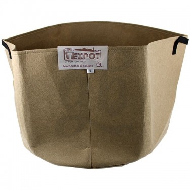 Brown Large Fabric Planters - Grow Barato