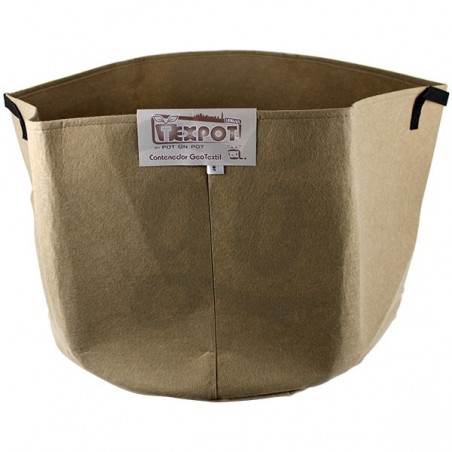 Brown Large Fabric Planters - Grow Barato