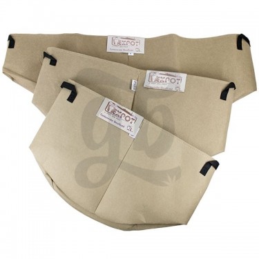 Brown Large Fabric Planters - Grow Barato