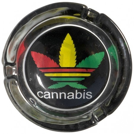cannabis leaf ashtray