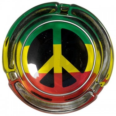 peace symbol ashtray