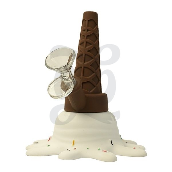 bong silicona helado nata