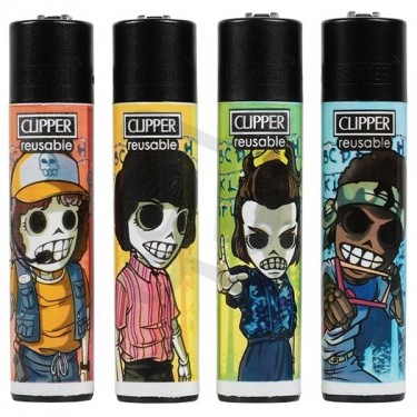 Mechero Clipper con diferentes diseños - Grow Barato