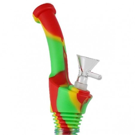 Pipe en silicone pour bouteilles rasta