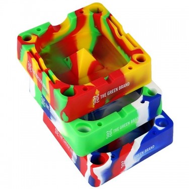 GB Silicone Square Ashtray - GB The Green Brand