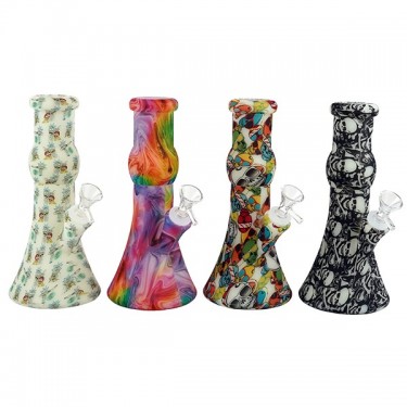 Bong Fluorescente de Silicona 23 cm - GB The Green Brand
