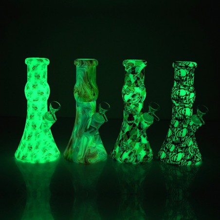 Bong Fluorescente de Silicona 23 cm - GB The Green Brand