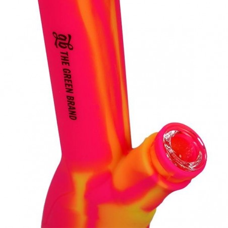 Portátil e chamativo Bong de silicone - GB a marca verde