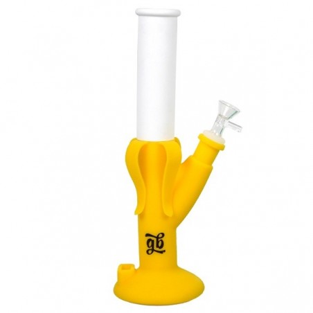 Bong de Silicona Plátano GB portátil - GB The Green Brand Bong de Silicona Plátano GB portátil - GB The Green Brand