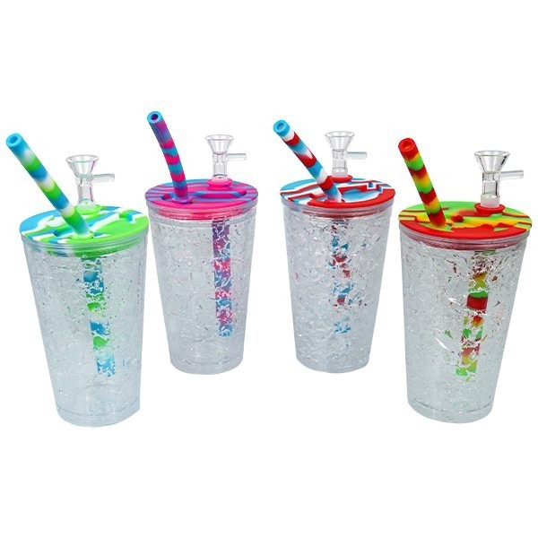 Bong de Silicona y Plástico Freeze Cooling Cup grupo