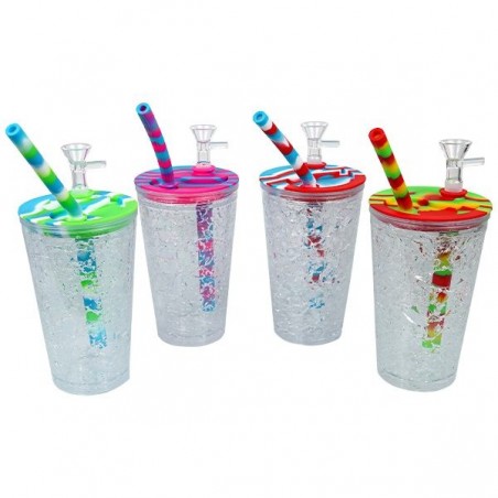 Bong en silicone et plastique Freeze Cooling Cup tous les modèles
