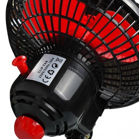 Ventilateur oscillant à pince de Cyclone - Grow Barato