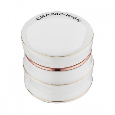 Grinder Champ High Porcelana Blanca 63 mm cerrado
