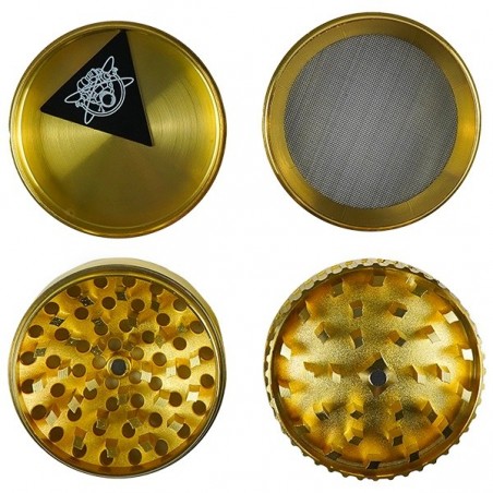 Grinder Metálico Champ High Magnifier Zoom 4 partes 50 mm partes