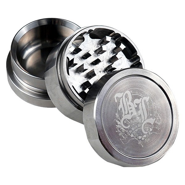 Black Leaf Stainless Steel Deluxe Grinder