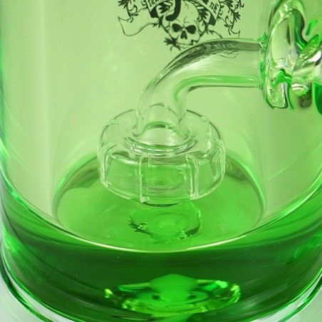 Bong gel Enfriador Green Black Leaf