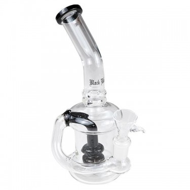 Bong Percolador Doble Black Leaf