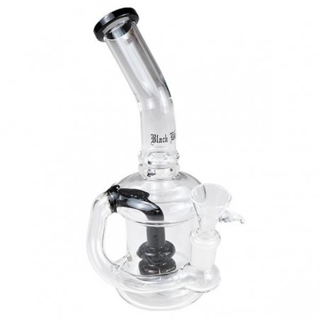 Bong Percolador Doble Black Leaf