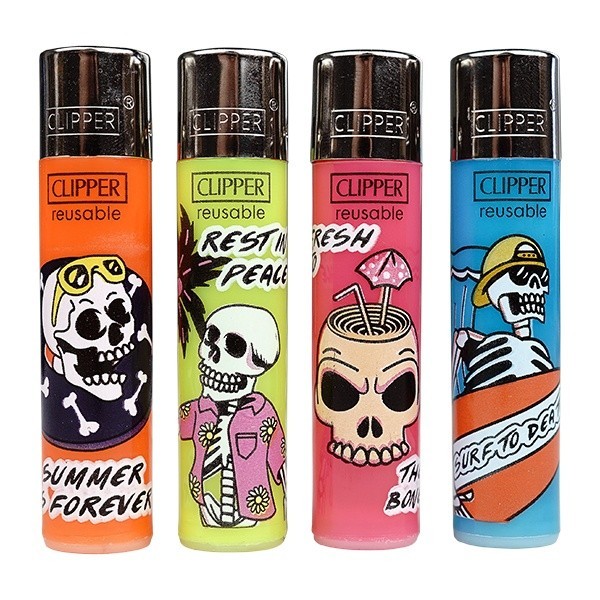 Mechero Clipper con diferentes diseños - Grow Barato