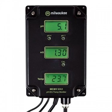 PH-EC-Temperatura contínua Base de Milwaukee