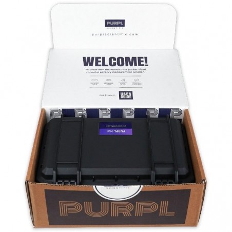 Medidor de Cannabinoides Purpl Pro caja