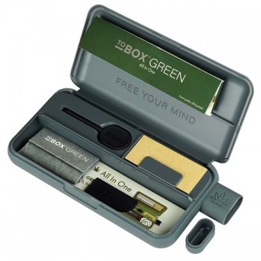 Pitillera all in one Tobox Green gris