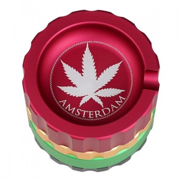 Grinder Rasta Amsterdam 4 partes parte superior