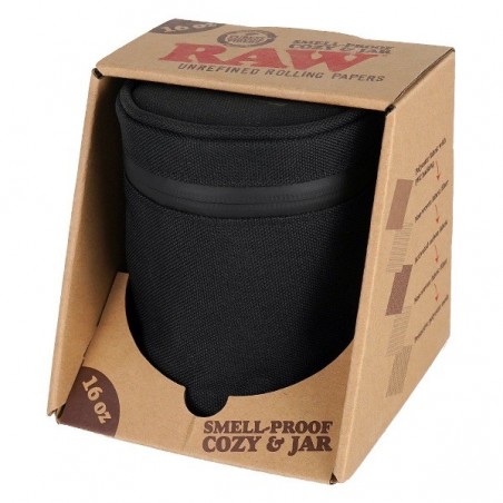 Bote de cristal Raw Mason Jar + Estuche funda