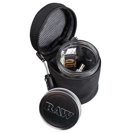 Kit Bote de cristal Raw Mason Jar + Estuche