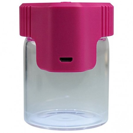 Bote Expositor con Lupa rosa