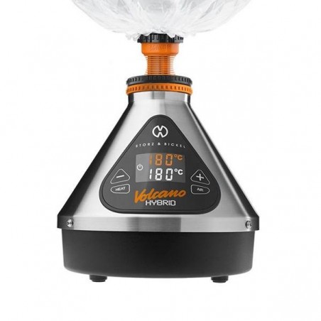 Vaporizador Volcano Hybrid silver Globo con Boquilla