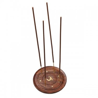 Incense Placa de madeira e om incenso bar