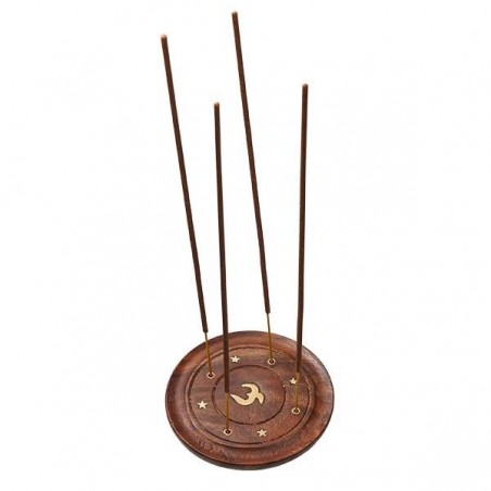 Incense Placa de madeira e om incenso bar